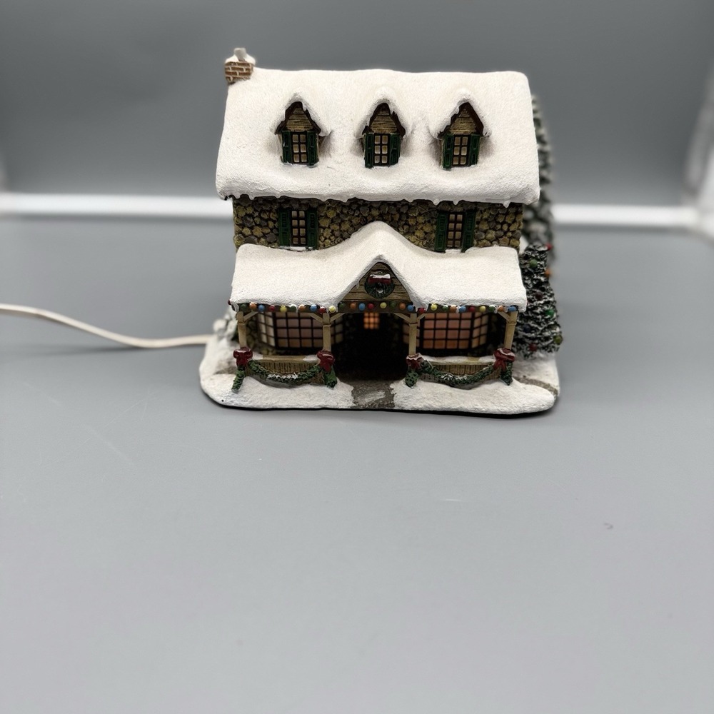 Thomas Kinkade From The Heart Gifts Hawthorne Village 2000 Christmas Vintage